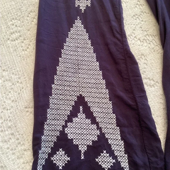 Boho Blue Tunic/Mini with Embroidery - Picture 3 of 11